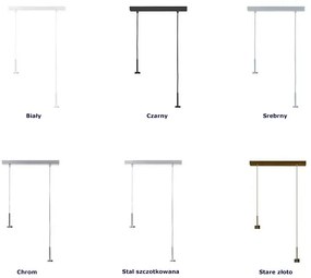 Lampa wisząca skandynawska na czarnym stelażu - EX436-Montans Bahama 5X