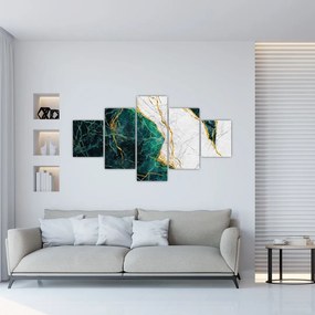 Obraz - Turkusowy marmur (125x70 cm)