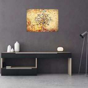 Obraz - Mozaika drzewo życia (70x50 cm)