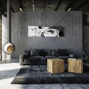 Obraz - Zimowe cappuccino (170x50 cm)