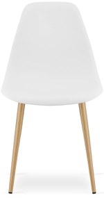 Białe krzesło OSAKA