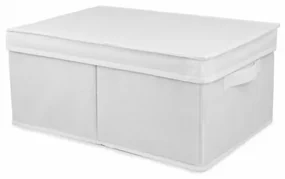 Compactor Składane pudełko kartonowe Wos, 30 x 43 x 19 cm, biały, S