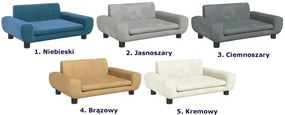 Niebieska sofa dla chłopca na nóżkach - Lyting