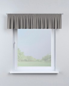 Lambrekin na taśmie marszczącej kolor szary tkanina strukturalna