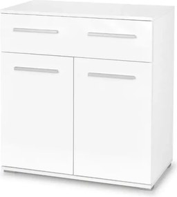 Komoda Mobi KM-1 dąb sonoma /biały – nowoczesny design i funkcjonalność do Twojego wnętrza