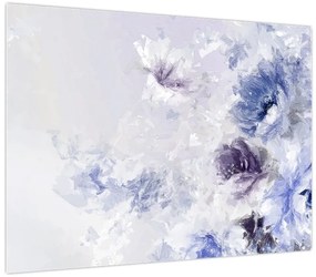 Obraz - Kwiaty, teksturowane malarstwo (70x50 cm)