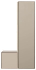 Kremowa szafa modułowa z litego drewna sosnowego 100x200 cm Daily – vtwonen