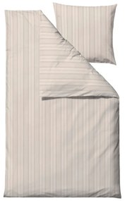 Beżowa adamaszkowa pościel dwuosobowa 200x220 cm Noble – Södahl