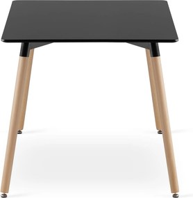 PROMOCJA Czarny stół jadalny ADRIA 120x80 cm II. jakość