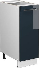 Szafka apteczna ciemnoniebieski wysoki połysk 30x51.6x82 fame-line