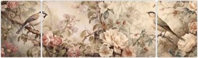 Obraz - Obraz ptaka w stylu vintage (170x50 cm)