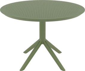 Okrągły stół do kawiarni z tworzywa Sky Table fi 105