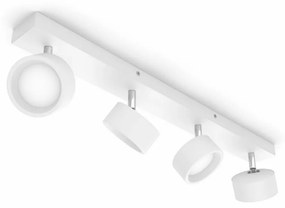 Philips 8720169174801 oprawa punktowa LED Bracia,biała, 4x 5,5 W 4x550lm 2700K IP20