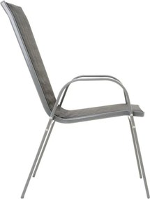 Zestaw ogrodowy 5-częściowy, stół ze szkłem, 4 krzesła