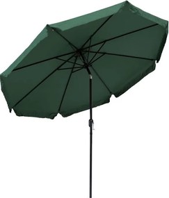 Regulowany, składany parasol ogrodowy SL-UM003B łamany, zielony, 3 m
