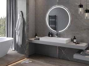 Mexen Rose lustro łazienkowe podświetlane, okrągłe 100 cm, LED 6000K, antypara - 9810-100-100-611-00
