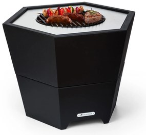 Blumfeldt Hekla 60cm Niskie Palenisko z grillem Czarny