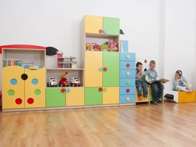 Zestaw kolorowych mebli do przedszkola Ołówek 4520520JU