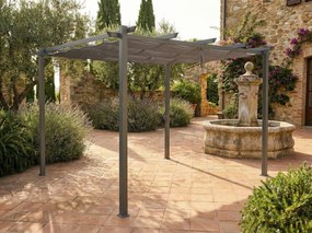 Pawilon tarasowy 3 x 3 m szary dach