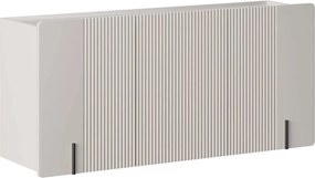 Komoda Malmi 150 cm trzydrzwiowa wisząca - kaszmir / czarny