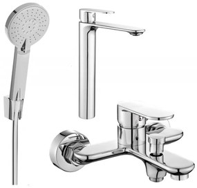 Mexen Milo R40 zestaw wannowy, chrom - 71313R40-00
