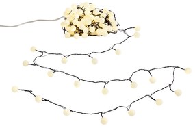 Zewnetrzna Świąteczne lampki sznurkowe zielone ze 100 diodami LED białe 5m IP44 - Dasher Oswietlenie zewnetrzne