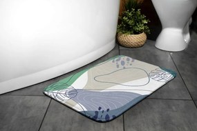 Antypoślizgowy dywanik łazienkowy Antypoślizgowy dywanik łazienkowy Abstrakcja Geometryczna