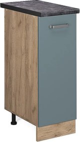 Szafka apteczna niebiesko-szary 30x60x81.6 r-line