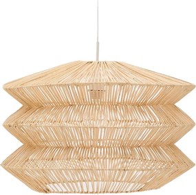 Lampa wisząca w naturalnym kolorze z rattanowym kloszem Dakit – Kave Home