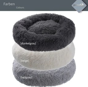 Petstuff Legowisko dla psa, okrągłe, ciemnoszare, 100 cm