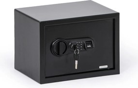 Sejf meblowy z zamkiem elektronicznym i czytnikiem linii papilarnych, 250 x 350 x 250 mm