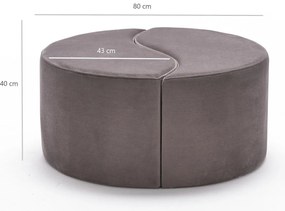 Taboret Alis Puf Mink