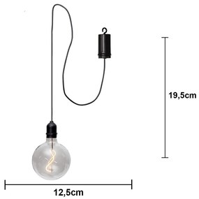 Lampa zewnętrzna LED na baterie ø 12,5 cm Bowl – Star Trading