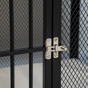 PawHut Wytrzymała klatka dla psa domek dla zwierząt domowych metalowa składana boks dla psa | Aosom PL