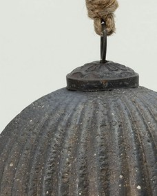 Bombka szklana Rustic Black 10 cm
