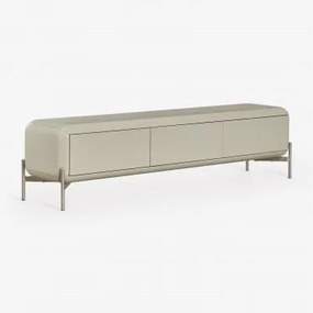 Meble Rtv 180x40 Cm Z Płyty Mdf Alazne Zielony Lauerl - Sklum