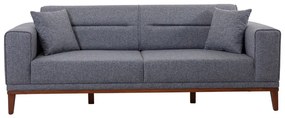 Ciemnoszara rozkładana sofa 223 cm Liones – Artie