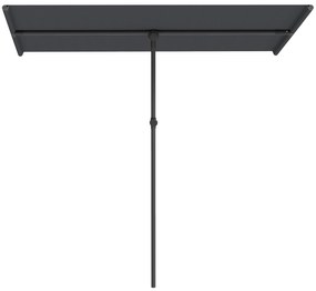 Parasol ogrodowy Outsunny obracany o 180 stopni z regulacja wysokości, 150x205cm ciemnoszary