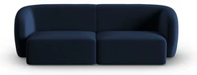 Niebieska aksamitna sofa 188 cm Paolo – Milo Casa