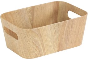 Kitchisimo Zestaw 2 koszy do przechowywania 26 × 18 × 11 cm, naturalny, S