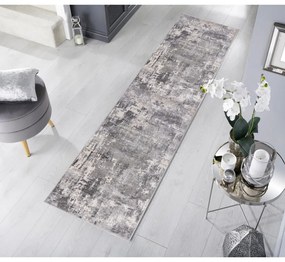 Jasnoszary chodnik 80x300 cm Cocktail Wonderlust – Flair Rugs