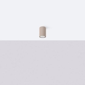 Szarobrązowa metalowa lampa punktowa ø 6,5 cm Gleam – Sollux