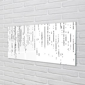 Szkło do Kuchni na Ścianę Nowoczesny Wzór w Kropki i Paski