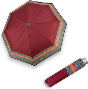 Doppler Mini Light Classic Berry Stripe damski parasol składany