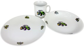 Thun 3-częściowy zestaw obiadowy dla dzieci Nowytraktor