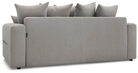 Jasnoszara sofa rozkładana Envy – Bobochic Paris