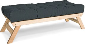 Ławka 1.4x0.5x0.43 m grafit Allegro