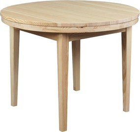 Stół okrągły 100 cm Bord drewniany, kolor sosnowy