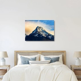 Obraz na szkle ośnieżonych gór, Nepal (70x50 cm)