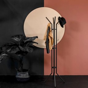 Czarny metalowy wieszak Jaimy – Spinder Design